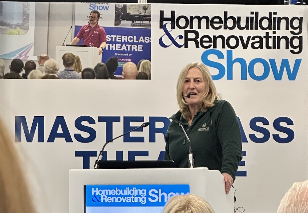 Sarah Barlow at the Home Building and Rennovation Show