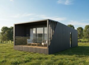 heritage 2 bedroom family lodge Belgrave 4 6 person glamping lodge 1