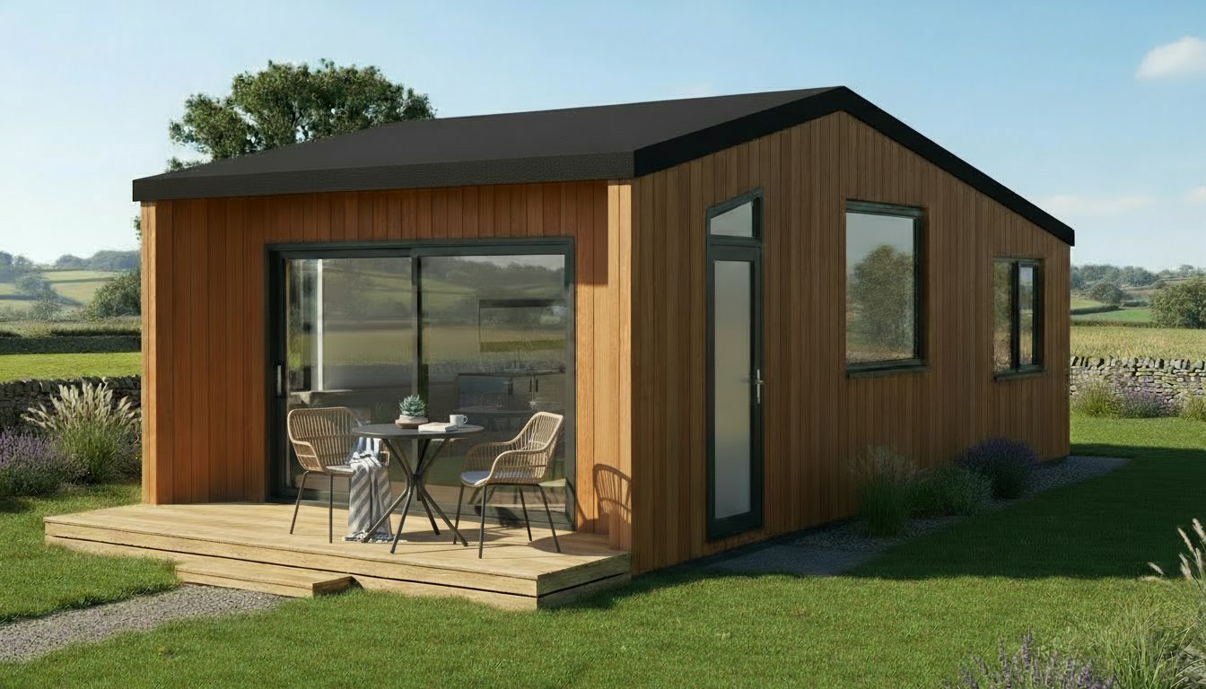 heritage classic lodge Edmund 4 person glamping lodge 1