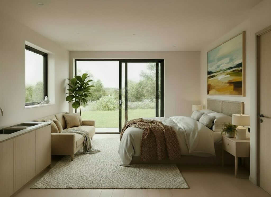 heritage classic lodge Edmund 4 person glamping lodge 5