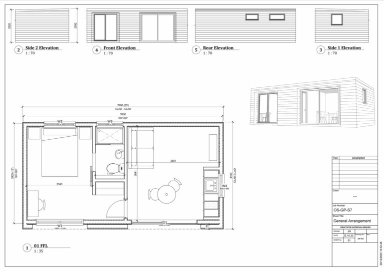 heritage contemporary lodge Kingsley 4 person glamping lodge 5