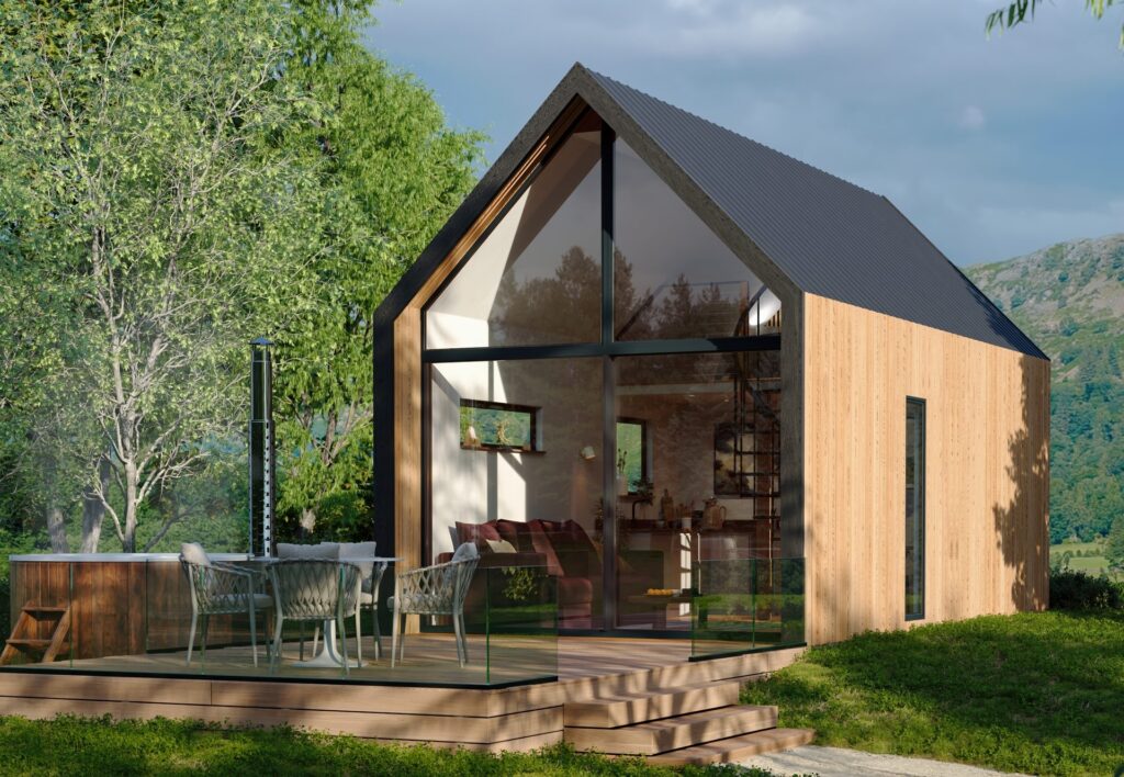 heritage gable a frame lodge s2 4 Arthur glamping lodge 2