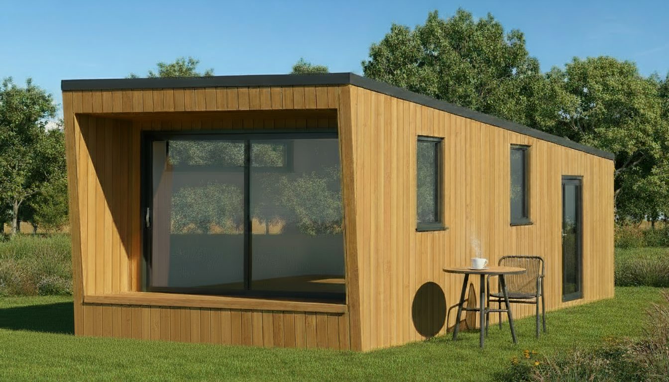 heritage reverse lodge Beatrice 2 person glamping lodge 3